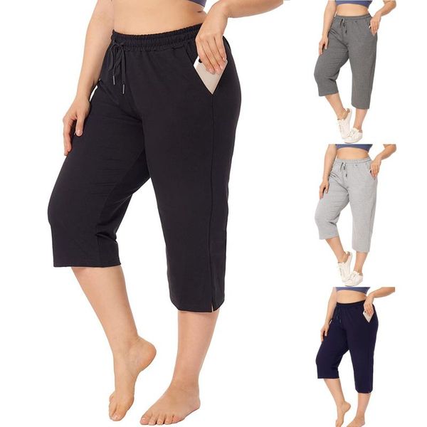 women's pants & capris drawstring streetwear ladies 3/4 trousers plus size women casual cropped pocket loose loog, Black;white
women's pants & capris drawstring streetwear ladies 3/4 trousers plus size women casual cropped pocket loose loog, Black;white