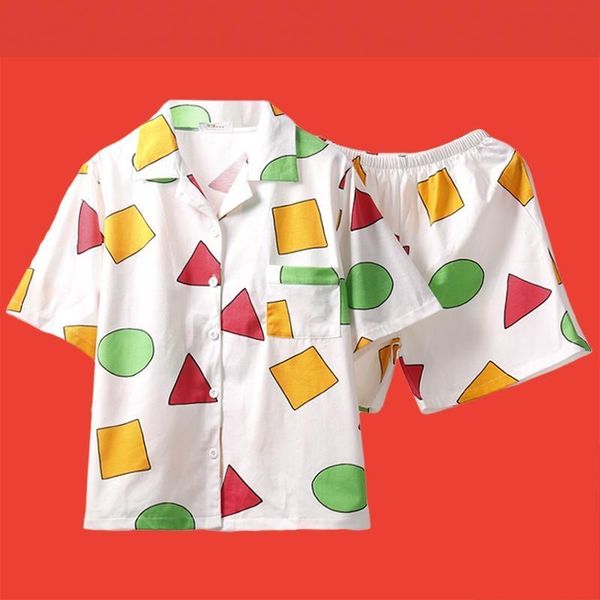 cute pajama sets women men big size print geometric 3 pieces set short sleeve shorts elastic waist blinder loose s98191, Black;red
cute pajama sets women men big size print geometric 3 pieces set short sleeve shorts elastic waist blinder loose s98191, Black;red