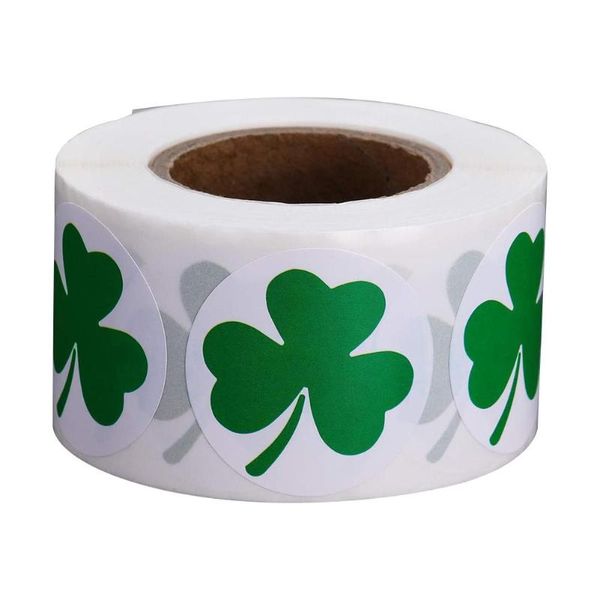 500pcs st. patrick's day clover decal roll sticker automatic adhesive paper label tape for decoration
500pcs st. patrick's day clover decal roll sticker automatic adhesive paper label tape for decoration