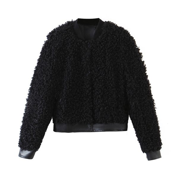 2021 new streetwear teddy cashmere jacket ladies casual winter women coat female shirt covered button black short coats fcx6, Black;brown
2021 new streetwear teddy cashmere jacket ladies casual winter women coat female shirt covered button black short coats fcx6, Black;brown