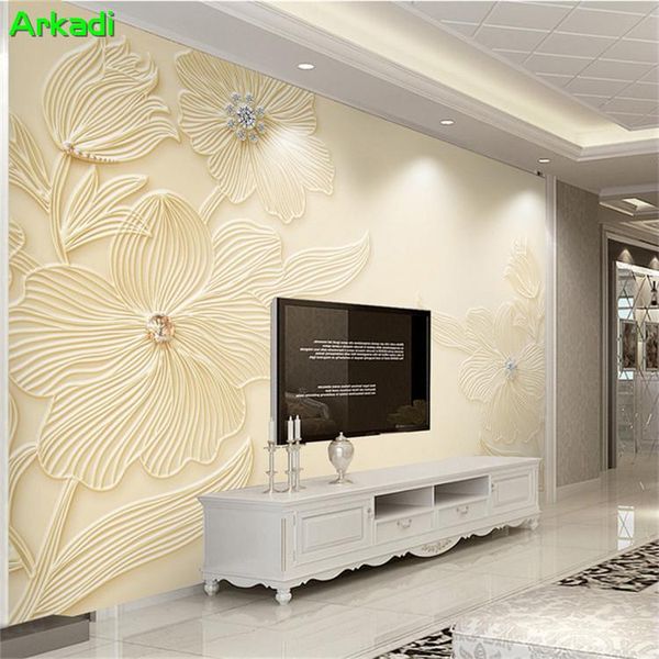 wallpapers custom mural diamond flower pattern high-grade emboss modern simple jewelry wall living room tv background
wallpapers custom mural diamond flower pattern high-grade emboss modern simple jewelry wall living room tv background