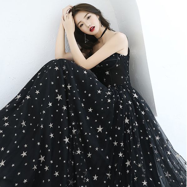 New Long Black Formal Evening Dresses Plus Size Robe Party Vestidos Performance V-Neck Women Gown
New Long Black Formal Evening Dresses Plus Size Robe Party Vestidos Performance V-Neck Women Gown