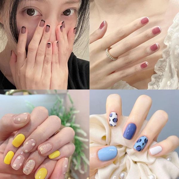false nails 24pcs women fashion square head wearable fake nail tips full cover manicure press on, Red;gold
false nails 24pcs women fashion square head wearable fake nail tips full cover manicure press on, Red;gold