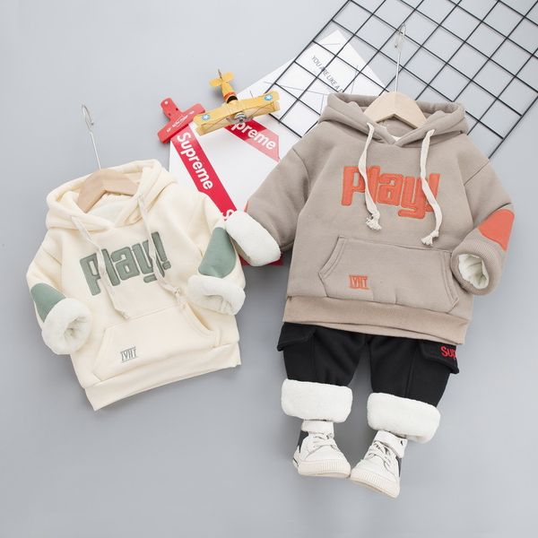 2020 new design baby boys clothes sets winter cotton thick hoodie sweatshirt+pants with pocket children clothing sets baby suit, White
2020 new design baby boys clothes sets winter cotton thick hoodie sweatshirt+pants with pocket children clothing sets baby suit, White