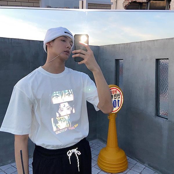 2021 new camisa de algodo legal streetwear masculina vero amine harajuku camiseta casual dos desenhos animados engraado japo reflexivo tshir, Black
2021 new camisa de algodo legal streetwear masculina vero amine harajuku camiseta casual dos desenhos animados engraado japo reflexivo tshir, Black