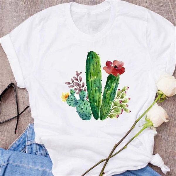 graphic cactus watercolor floral aesthetic womens 90s clothes clothing tees print female t shirt, White
graphic cactus watercolor floral aesthetic womens 90s clothes clothing tees print female t shirt, White