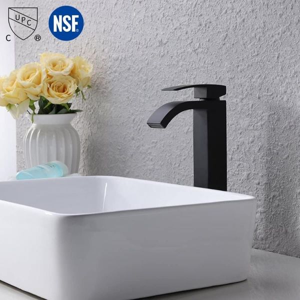 bathroom sink faucet single handle waterfall spout for vessel brass bowl sink faucet countertall matte black
bathroom sink faucet single handle waterfall spout for vessel brass bowl sink faucet countertall matte black