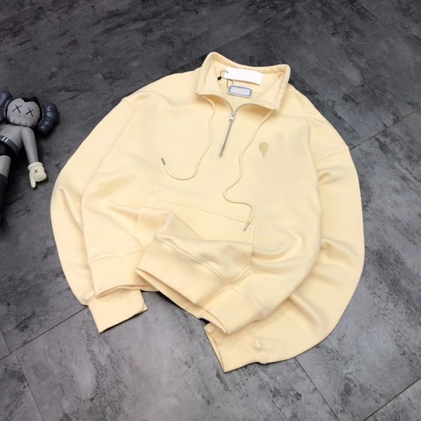 autumn winter 21 new half high neck zipper pullover sweater letter embroidery street trendsetter men's and women's same trend, Black
autumn winter 21 new half high neck zipper pullover sweater letter embroidery street trendsetter men's and women's same trend, Black
