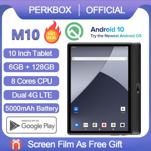 tablet pc perkbox 10 inch android 10.0 4g phablet sc9863a octa core 1280x800 ips 6gb ram 128gb rom dual cameras wifi gps
tablet pc perkbox 10 inch android 10.0 4g phablet sc9863a octa core 1280x800 ips 6gb ram 128gb rom dual cameras wifi gps