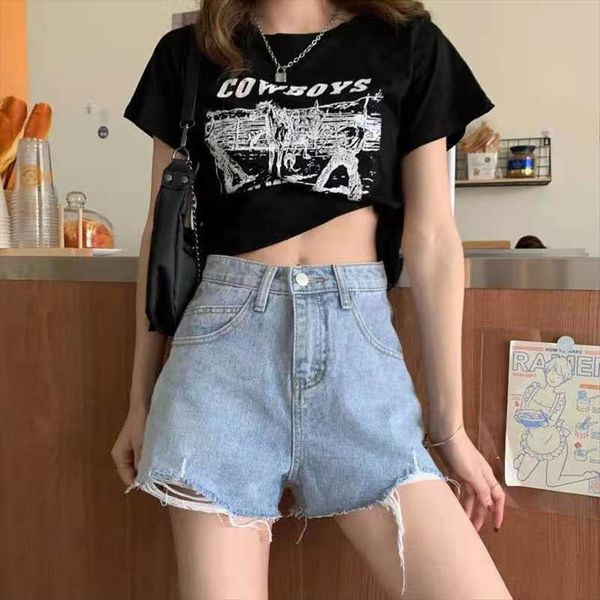 streetwear high waist women shorts wide leg denim jean summer korean style loose short, White;black
streetwear high waist women shorts wide leg denim jean summer korean style loose short, White;black
