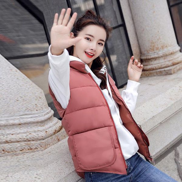 women's vests 2021 autumn winter women cotton vest down soft warm waistcoat female outwear brand coat vkco1031, Black;white
women's vests 2021 autumn winter women cotton vest down soft warm waistcoat female outwear brand coat vkco1031, Black;white