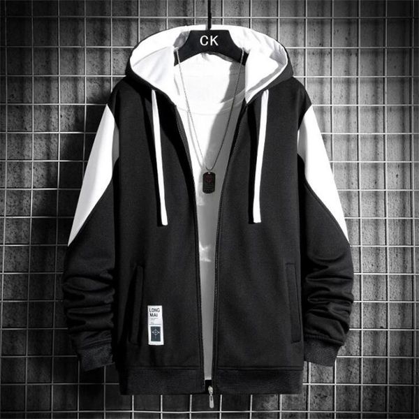 men's jackets long sleeve hooded jacket 2021 spring matching korean fashion cardigan leisure sports loose student campus, Black;brown
men's jackets long sleeve hooded jacket 2021 spring matching korean fashion cardigan leisure sports loose student campus, Black;brown