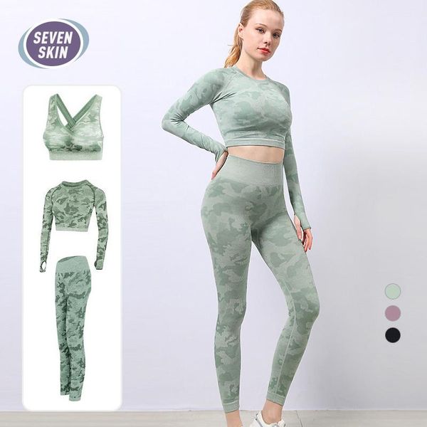 seven skin 2/3pcs camouflage women yoga set clothing seamless high waist leggings sport bra fitness crop gym sportswear suit, White;red
seven skin 2/3pcs camouflage women yoga set clothing seamless high waist leggings sport bra fitness crop gym sportswear suit, White;red