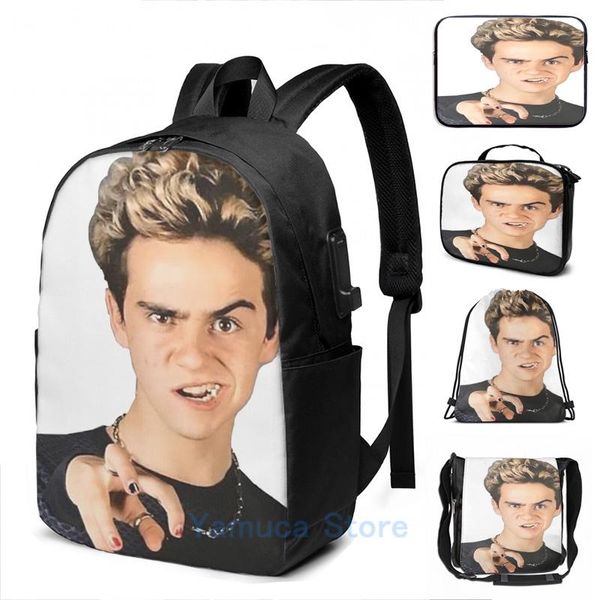 backpack funny graphic print jack dylan grazer usb charge men school bags women bag travel laptop
backpack funny graphic print jack dylan grazer usb charge men school bags women bag travel laptop