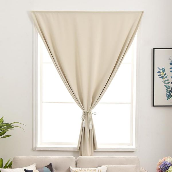 curtain & drapes easy install blinds no drilling shading curtains living room bedroom beige home decor window door