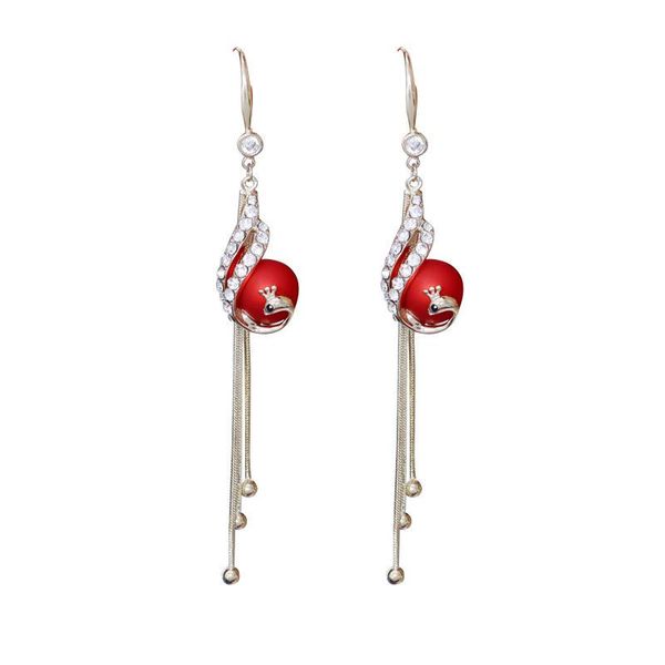 dangle & chandelier phoenix dance nine days earrings electroplated ladies all-match pearl tassel, Silver
dangle & chandelier phoenix dance nine days earrings electroplated ladies all-match pearl tassel, Silver