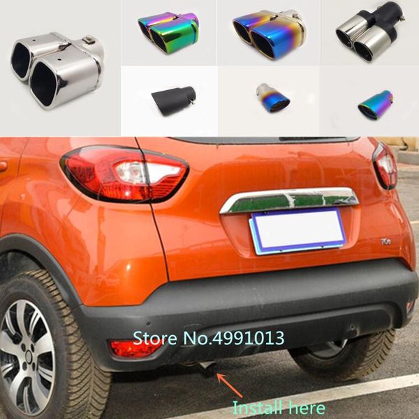 manifold & parts car cover muffler exterior end pipe dedicate stainless steel exhaust tip tail outlet 1pcs for captur 2021
manifold & parts car cover muffler exterior end pipe dedicate stainless steel exhaust tip tail outlet 1pcs for captur 2021