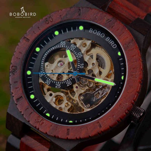 bobo bird mechanical watches men luxury wood automatic wrist reloj mecanico light-selling custom large poison box, Slivery;brown
bobo bird mechanical watches men luxury wood automatic wrist reloj mecanico light-selling custom large poison box, Slivery;brown