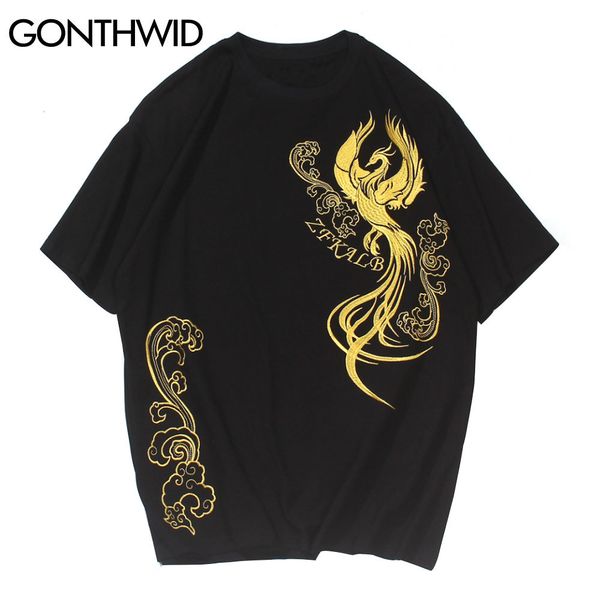 gonthwid tshirts men hip hop casual harajuku embroidery cloud phoenix short sleeve cotton t-shirts streetwear loose tees c0315, White;black
gonthwid tshirts men hip hop casual harajuku embroidery cloud phoenix short sleeve cotton t-shirts streetwear loose tees c0315, White;black