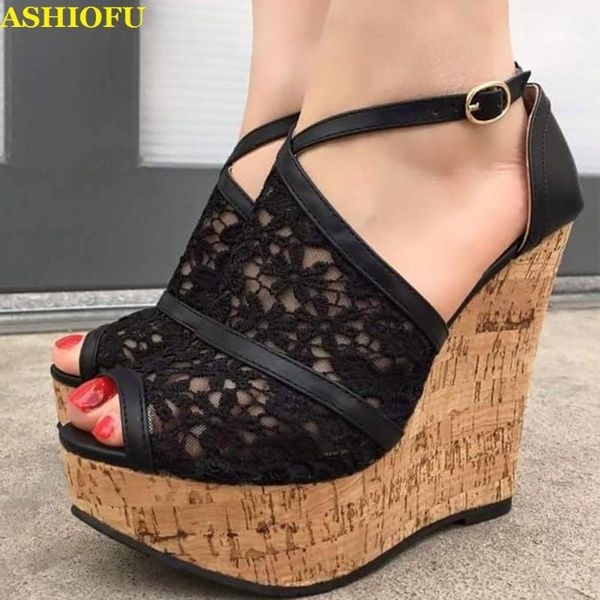 dress shoes ashiofu ladies wadge heel pumps air-mesh peep-toe party prom lace leather evening fashion court, Black
dress shoes ashiofu ladies wadge heel pumps air-mesh peep-toe party prom lace leather evening fashion court, Black
