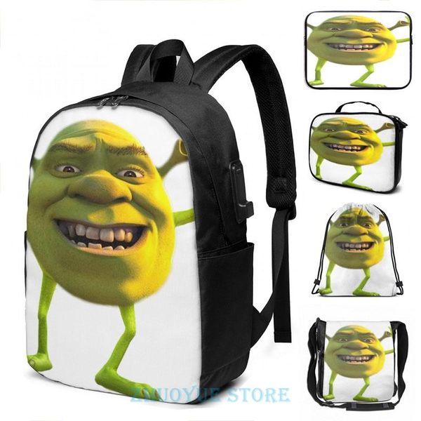backpack funny graphic print shrek wazowski(2) usb charge men school bags women bag travel laptop
backpack funny graphic print shrek wazowski(2) usb charge men school bags women bag travel laptop