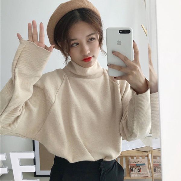 2021 new women's oversized high-collar shirt autumn harajuku loose solid color t school casual spring clothes s0tm, White
2021 new women's oversized high-collar shirt autumn harajuku loose solid color t school casual spring clothes s0tm, White