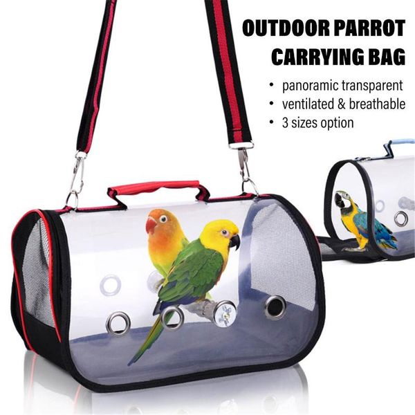 outdoor portable pet parrot bird carrier cage handhold shoulder bag stand stick bird cage nest pvc breathable parrots travel bag
outdoor portable pet parrot bird carrier cage handhold shoulder bag stand stick bird cage nest pvc breathable parrots travel bag