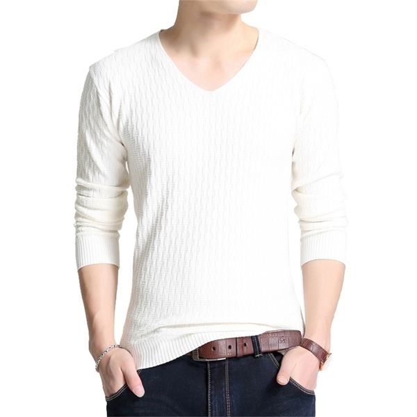browon autumn slim sweaters men long sleeve for young v-collar pure knitted sweater clothing 210918, White;black
browon autumn slim sweaters men long sleeve for young v-collar pure knitted sweater clothing 210918, White;black