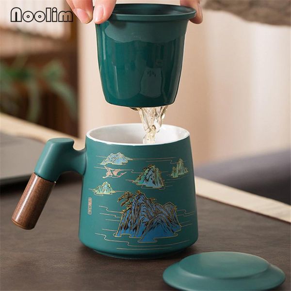 mugs ceramic tea water separation cup office strainer coffee milk with lid and wooden handle filter teacups drinkware 430ml
mugs ceramic tea water separation cup office strainer coffee milk with lid and wooden handle filter teacups drinkware 430ml