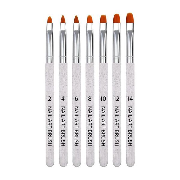 nail brushes 7pcs professional manicure uv gel brush pen transparent art painting drawing potherapy tools, Yellow
nail brushes 7pcs professional manicure uv gel brush pen transparent art painting drawing potherapy tools, Yellow