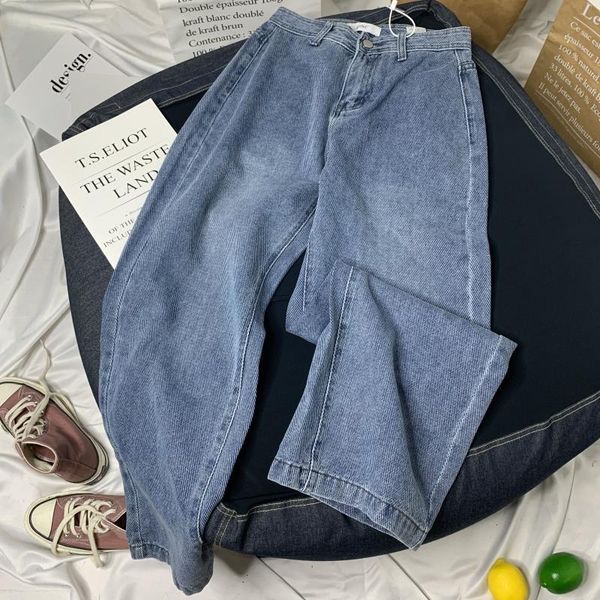 2021 new high-waisted women's boyfriend for harajuku women denigrated denim brem ladies'long legs, brim pants, autumn. 3mbc, Blue
2021 new high-waisted women's boyfriend for harajuku women denigrated denim brem ladies'long legs, brim pants, autumn. 3mbc, Blue