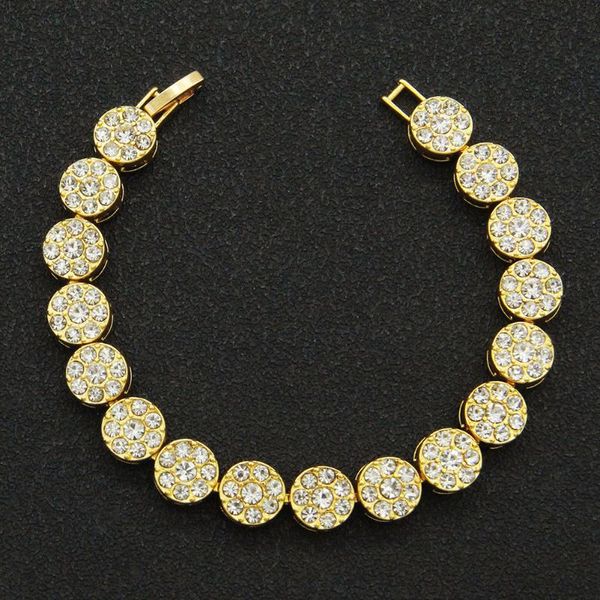 charm bracelets andshiny hip hop bracelet for men punk full zircon stone bling iced out pave miami cuban link chain bangle jewelry, Golden;silver
charm bracelets andshiny hip hop bracelet for men punk full zircon stone bling iced out pave miami cuban link chain bangle jewelry, Golden;silver