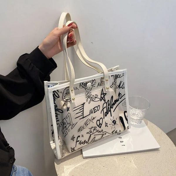 evening bags transparent letter jelly bag for women 2021 fashion trend handbag shoulder son-mother package pvc
evening bags transparent letter jelly bag for women 2021 fashion trend handbag shoulder son-mother package pvc