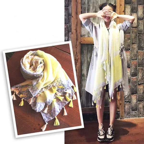 lady style silk scarf two color patchwork shawls and wraps korean style fashion tassel cotton women scarf winter new, Blue;gray
lady style silk scarf two color patchwork shawls and wraps korean style fashion tassel cotton women scarf winter new, Blue;gray