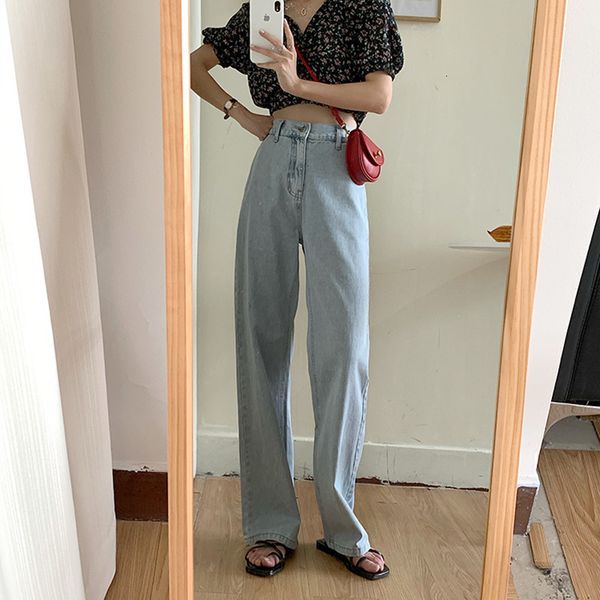 2021 new s-xl summer korean chic style women long denim pants high waist straight jeans for womens (72771) 66dp, Blue
2021 new s-xl summer korean chic style women long denim pants high waist straight jeans for womens (72771) 66dp, Blue