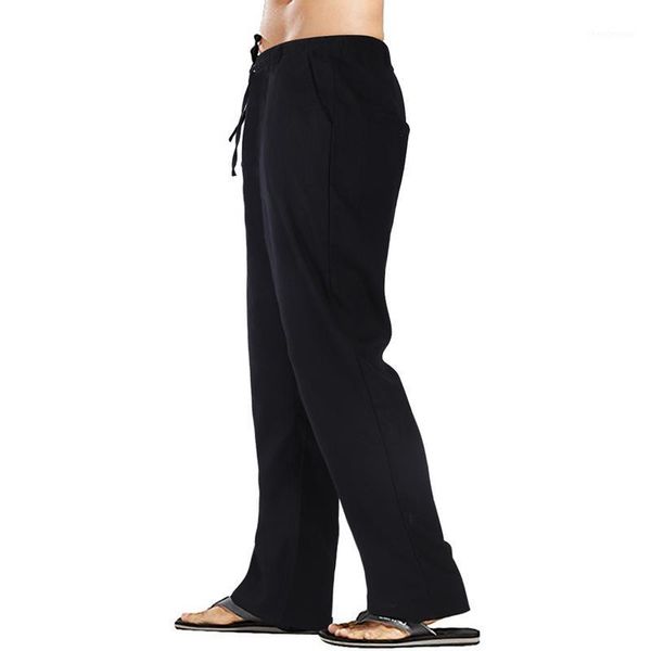 men's pants 2021 cotton linen male summer breathable solid color trousers fitness streetwear plus size s-3xl, Black
men's pants 2021 cotton linen male summer breathable solid color trousers fitness streetwear plus size s-3xl, Black