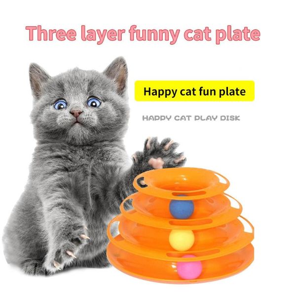 cat toys crazy ball disk interactive amusement plate play catching game 3-level tower tracks toy
cat toys crazy ball disk interactive amusement plate play catching game 3-level tower tracks toy