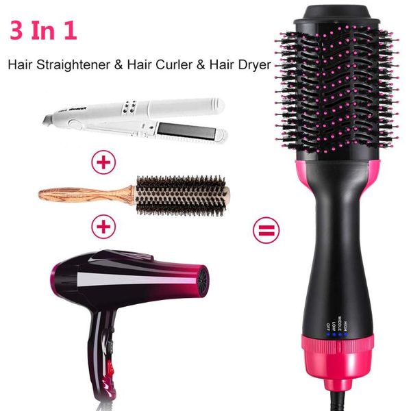 electric hair brushes one step dryer & volumizer salon air paddle styling brush negative ion generator straightener curler
electric hair brushes one step dryer & volumizer salon air paddle styling brush negative ion generator straightener curler