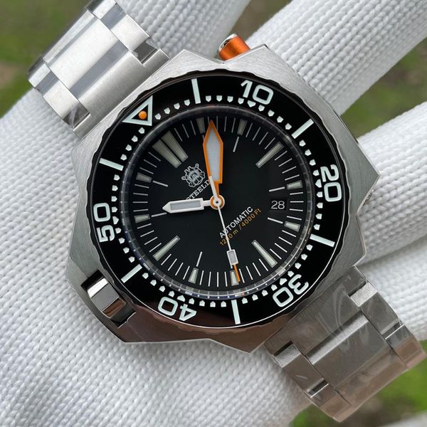 wristwatches arrival sd1969 v3 luxury big watch steeldive design 1200m waterproof nh35 automatic bi-direction bezel men's diving watche, Slivery;brown
wristwatches arrival sd1969 v3 luxury big watch steeldive design 1200m waterproof nh35 automatic bi-direction bezel men's diving watche, Slivery;brown