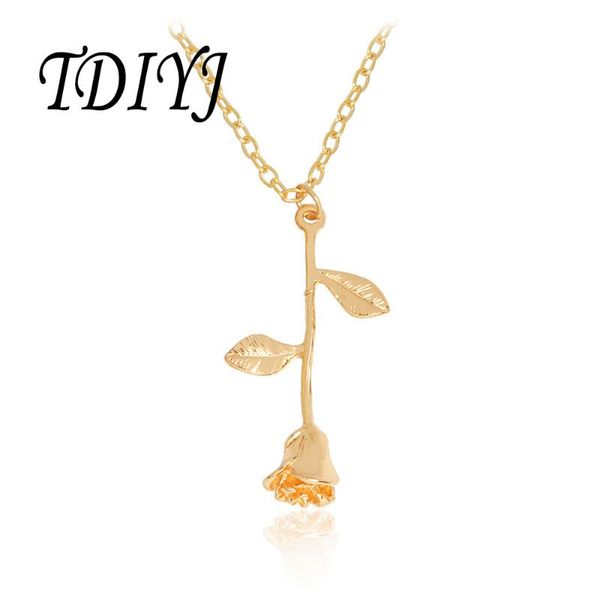 pendant necklaces tdiyj stainless steel delicate rose necklace flower friends vintage charm cute women jewelry, Silver
pendant necklaces tdiyj stainless steel delicate rose necklace flower friends vintage charm cute women jewelry, Silver
