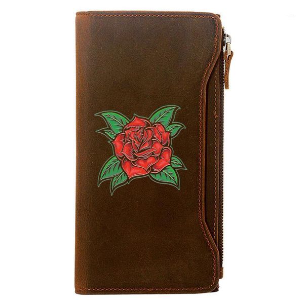 wallets beautiful flower holder package genuine leather zipper wallet men long clutch purse1, Red;black
wallets beautiful flower holder package genuine leather zipper wallet men long clutch purse1, Red;black