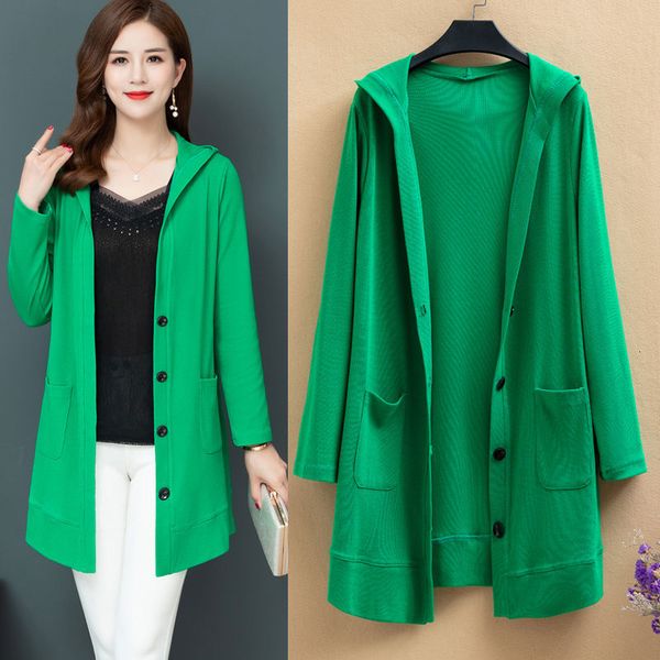 2021 new women autumn winter chic sweatshirt hooded female cardigan sweater fashion long sleeve cardigans knit outwear coat a126twxm, White;black
2021 new women autumn winter chic sweatshirt hooded female cardigan sweater fashion long sleeve cardigans knit outwear coat a126twxm, White;black