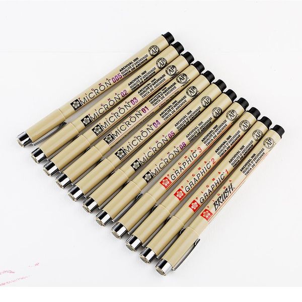 1pc pigma micron porous point pen soft brush drawing pen liner fineliner sketch needle pen 005 01 02 03 qyltjn
1pc pigma micron porous point pen soft brush drawing pen liner fineliner sketch needle pen 005 01 02 03 qyltjn
