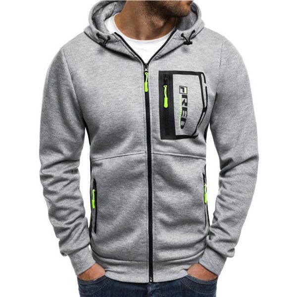 fashion autumn and winter men's long sleeve side seam pocket hooded zipper slim et, Black;brown
fashion autumn and winter men's long sleeve side seam pocket hooded zipper slim et, Black;brown