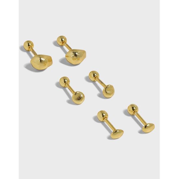 stud 3.85mm 6.85mm authentic 925 sterling silver rock ear-bone piercing earrings ball screw back fine jewelry c-ef618, Golden;silver
stud 3.85mm 6.85mm authentic 925 sterling silver rock ear-bone piercing earrings ball screw back fine jewelry c-ef618, Golden;silver