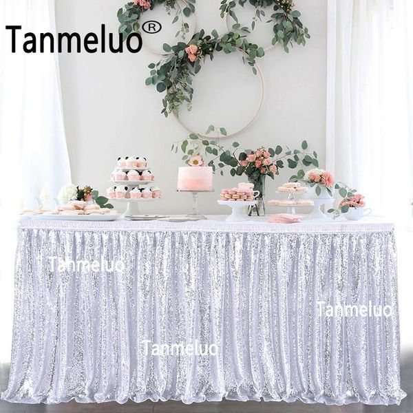 party decoration glitter sequin table skirts shiny bling wedding event banquet celebrate tablecloth covers skirting christmas 
party decoration glitter sequin table skirts shiny bling wedding event banquet celebrate tablecloth covers skirting christmas