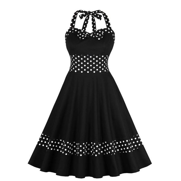 casual dresses 2021 summer women's fashion temperament hanging neck wave point contrast sleeveless dress and comfortable, Black;gray
casual dresses 2021 summer women's fashion temperament hanging neck wave point contrast sleeveless dress and comfortable, Black;gray