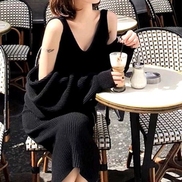 2021 new two piece set knit dress autumn winter sweater suit for women office lady knitted warm clothing party dresses 8qk, White
2021 new two piece set knit dress autumn winter sweater suit for women office lady knitted warm clothing party dresses 8qk, White