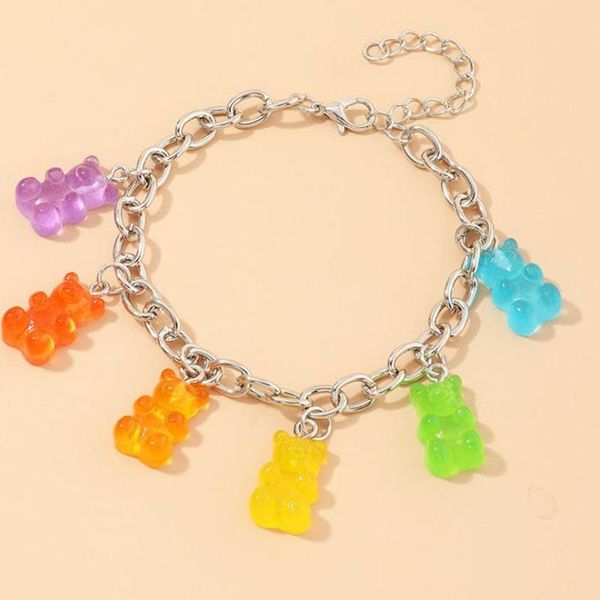 charm bracelets cute gummy bears bracelet for women silver color baby bohemian jewelry accessories gifts, Golden;silver
charm bracelets cute gummy bears bracelet for women silver color baby bohemian jewelry accessories gifts, Golden;silver
