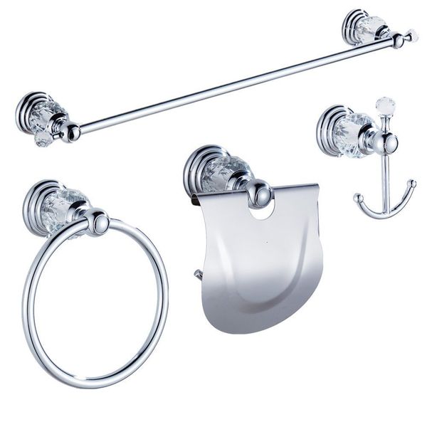 2021 new chromium crystal and suits of accessories from bronze bathroom mounted on the wall 4 towel bar/towel hook/ring towel/toilet paper h
2021 new chromium crystal and suits of accessories from bronze bathroom mounted on the wall 4 towel bar/towel hook/ring towel/toilet paper h